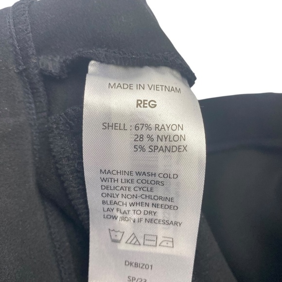 QUINCE Ultra Stretch Ponte Straight Leg Pant Black XS- NWT - Picture 3 of 6